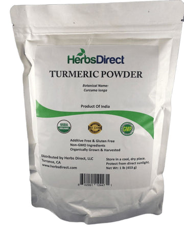 Turmeric Powder, Organic, 1 lb