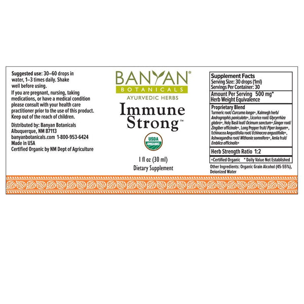 Banyan Botanicals, Immune Strong, Liquid Extract, 1 fl oz, 30 ml