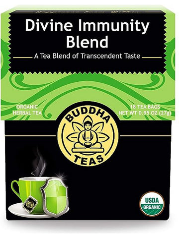 ** 12 PACK ** Buddha Teas, Divine Immunity Blend, 18 Tea Bags