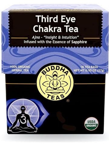 ** 12 PACK ** Buddha Teas, Third Eye Chakra Tea, 18 Tea Bags