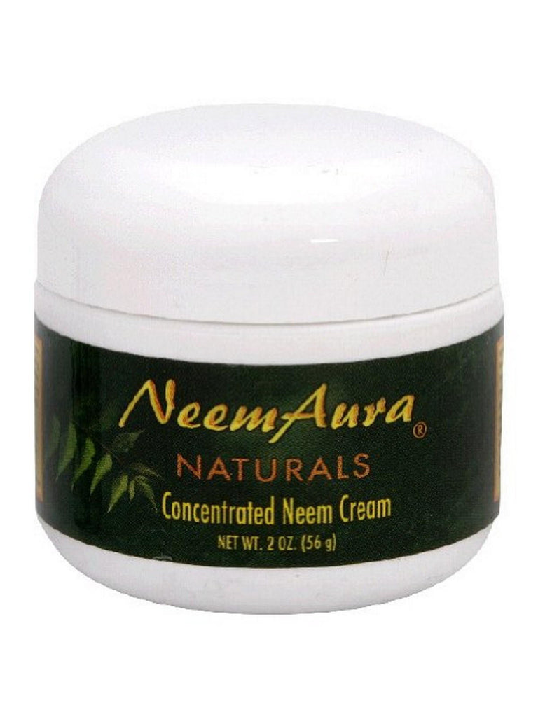 Neem Cream with Aloe Vera (Therapeutic), 2 oz, Neem Aura