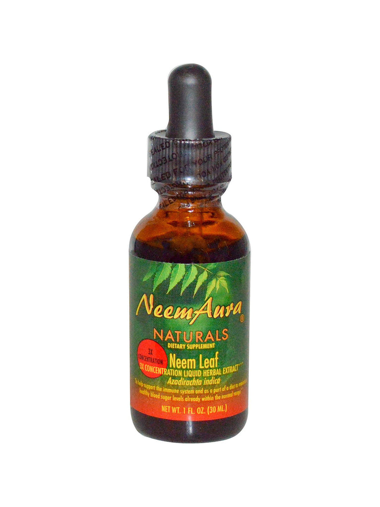 Neem Extract Triple Potency Organic, 1 oz, Neem Aura