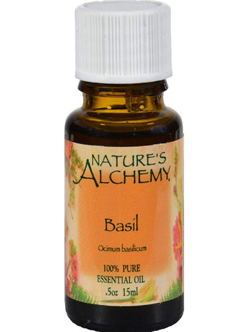 Nature's Alchemy, Basil Essential Oil, 0.5 oz