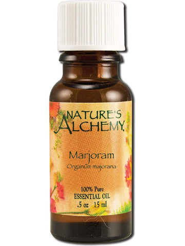 Nature's Alchemy, Marjoram Sweet Essential Oil, 0.5 oz