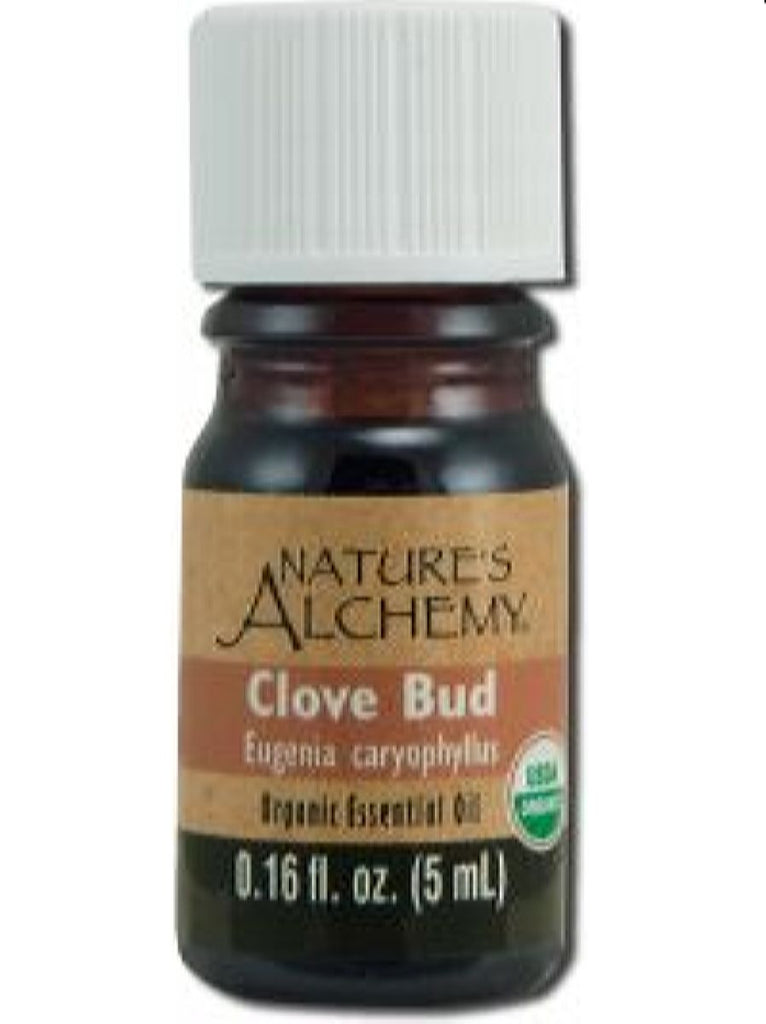 Nature's Alchemy, Clove Bud Organic Essential Oil, 5 ml