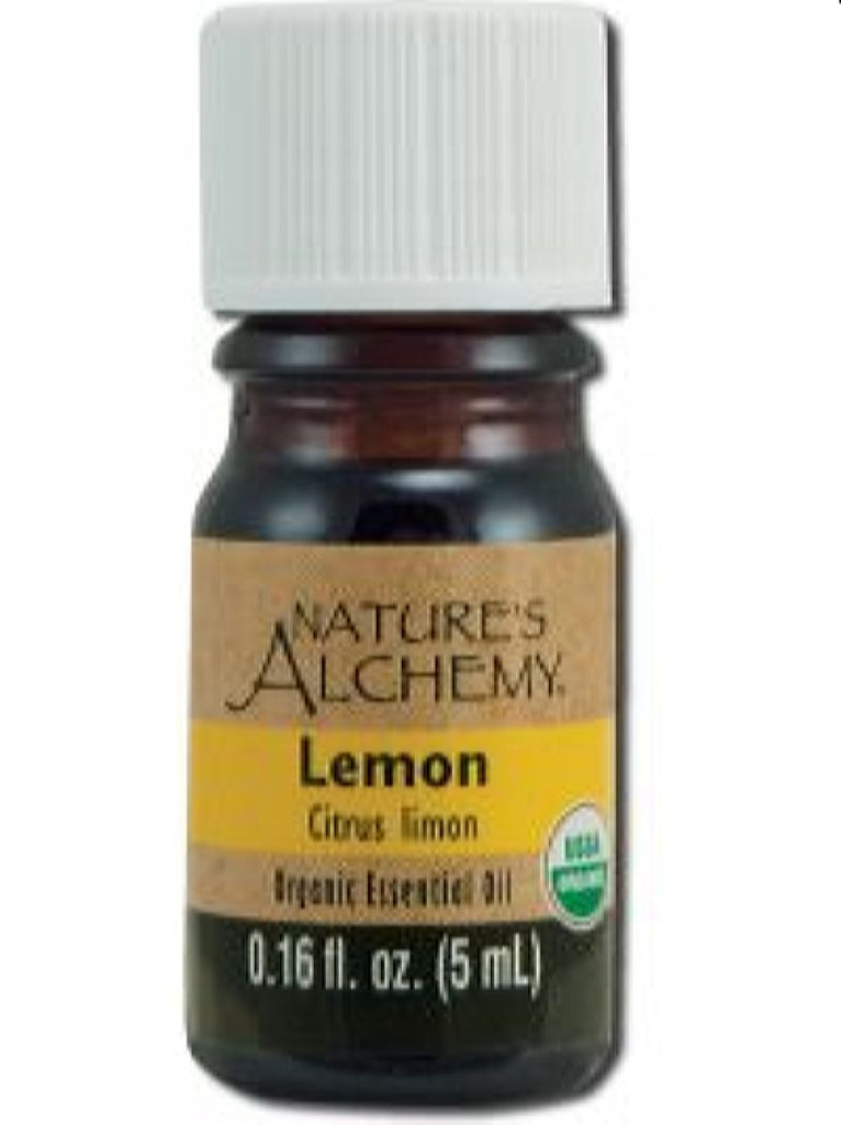 Nature's Alchemy, Lemon Organic Essential Oil, 5 ml