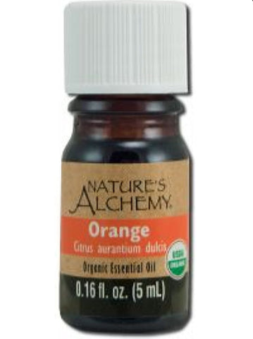Nature's Alchemy, Orange Organic Essential Oil, 5 ml