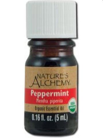Nature's Alchemy, Peppermint Organic Essential Oil, 5 ml