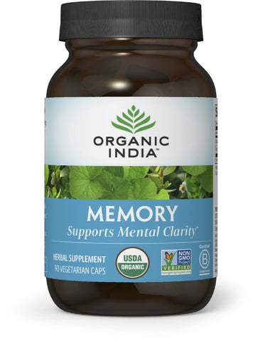 Organic India, Memory, 90 caps
