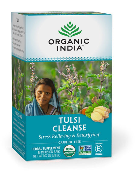Tulsi Cleanse Tea, 18 ct, Organic India