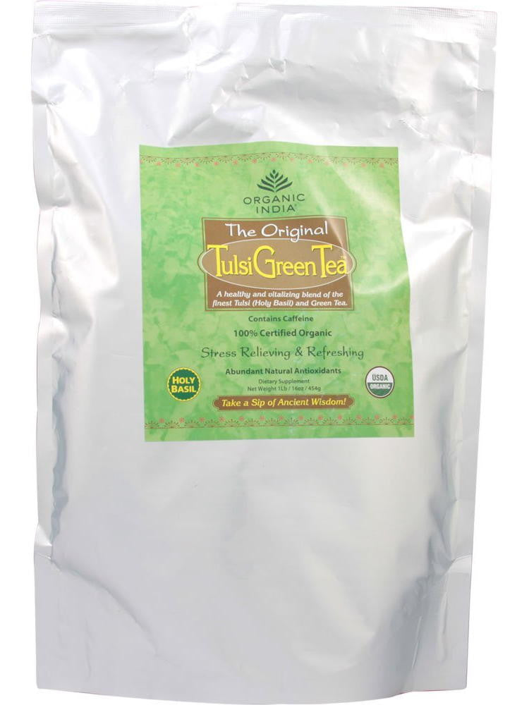 Tulsi Tea Green, 1 lb, Organic India