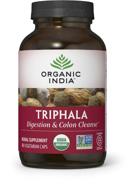 Organic India, Triphala, 180 caps