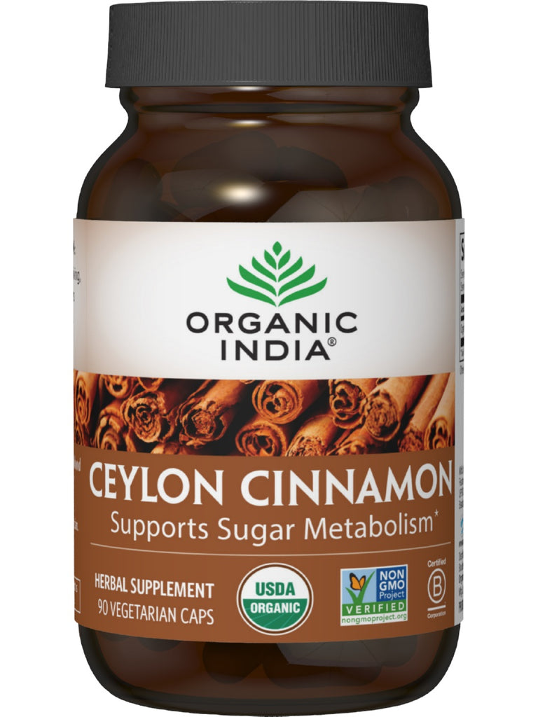 Organic India, Cinnamon, 90 caps
