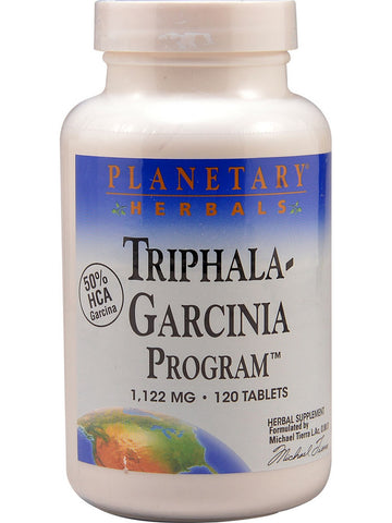 Planetary Herbals, Triphala-Garcinia Program™ 1122 mg, 120 Tablets