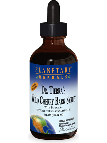 Planetary Herbals, Dr. Tierra's Wild Cherry Bark Syrup, 4 fl oz