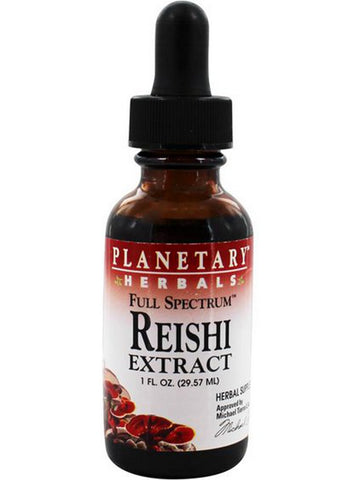 Planetary Herbals, Reishi Mushroom Liquid Extract, Full Spectrum, 1 fl oz