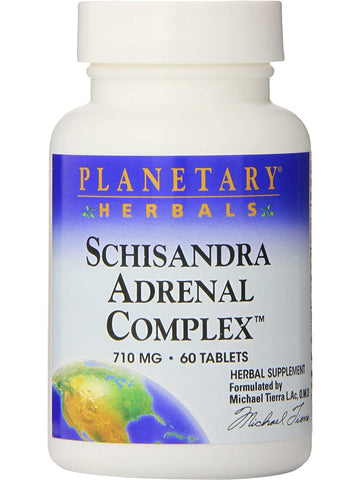Planetary Herbals, Schisandra Adrenal Complex™ 710 mg, 60 Tablets