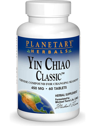 Planetary Herbals, Yin Chiao Classic™ 450 mg, 60 Tablets