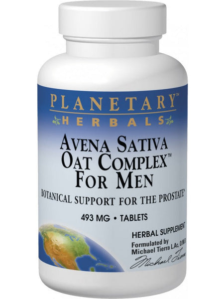Planetary Herbals, Avena Sativa Oat Complex™ for Men 480 mg, 200 Tablets