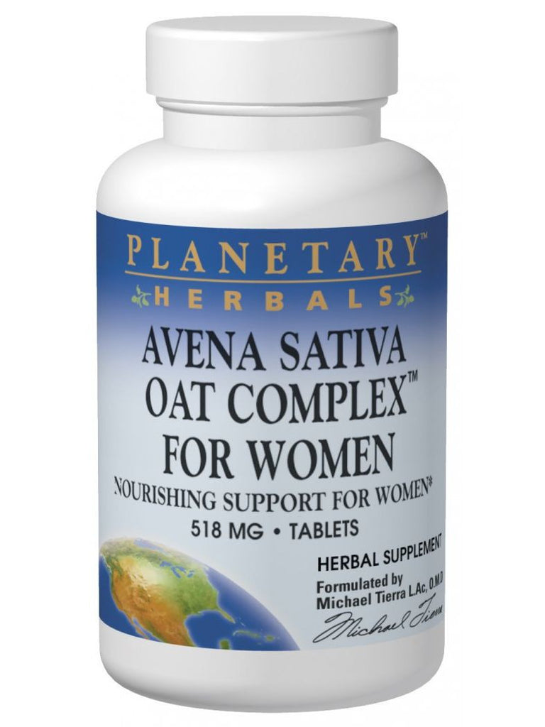 Planetary Herbals, Avena Sativa Oat Complex for Women, 50 ct