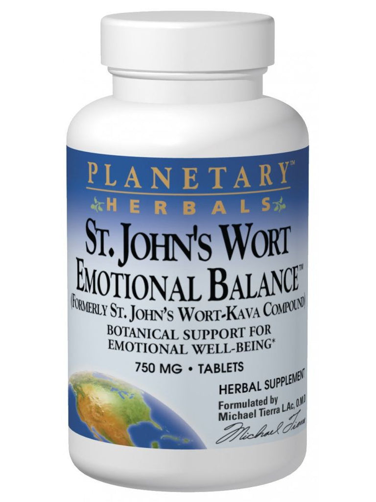 St. John's Wort Emotional Balance, 120 ct, Planetary Herbals