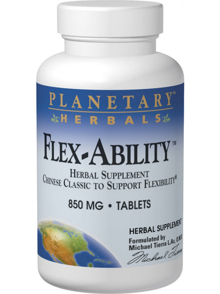 Planetary Herbals, Flex-Ability™ 850 mg, 60 Tablets