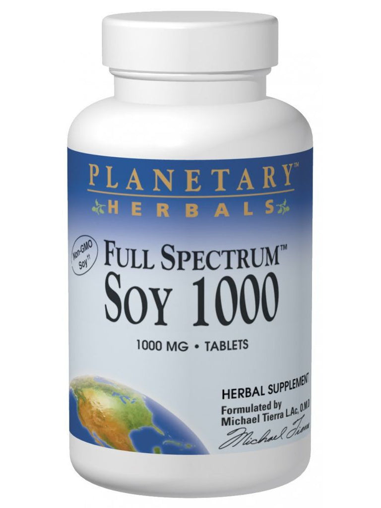 Planetary Herbals, Soy 1000 Full Spectrum, 240 ct