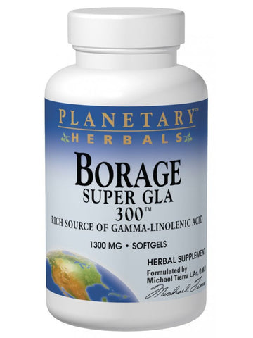 Planetary Herbals, Borage Super GLA 300 1300mg, 30 softgels