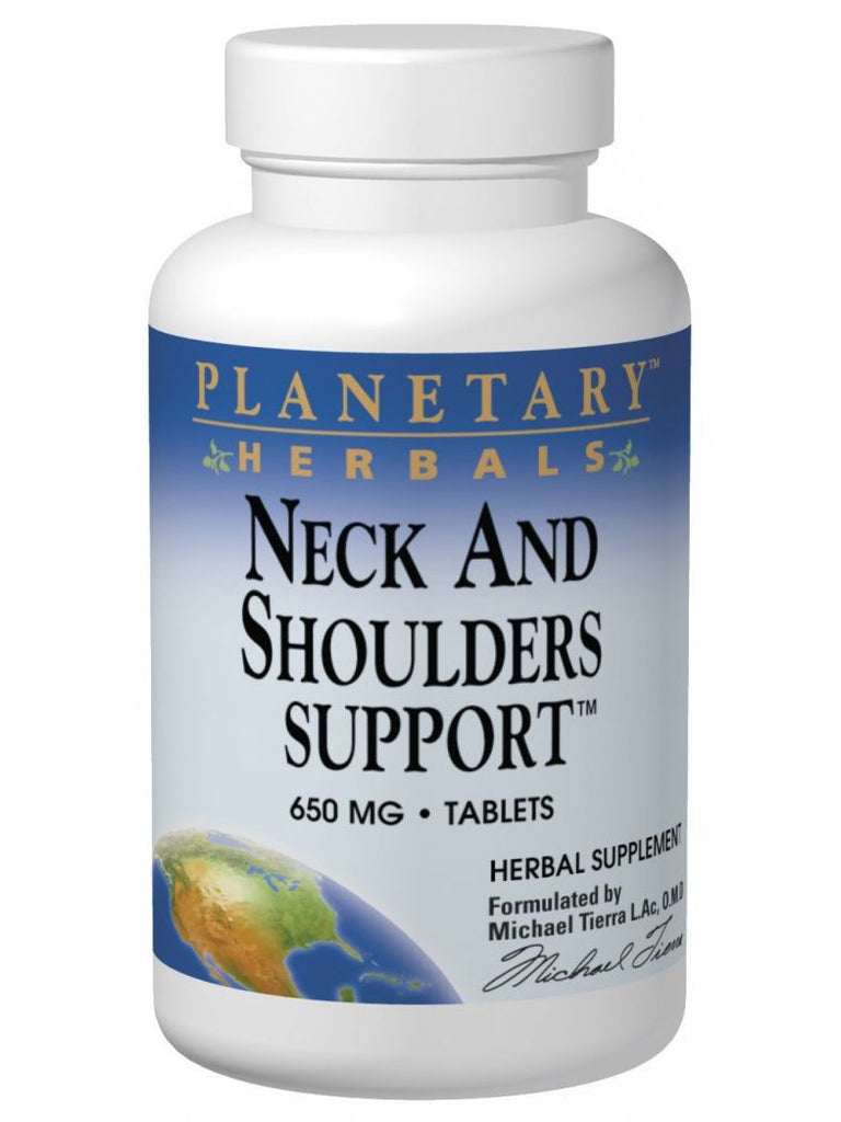 Planetary Herbals, Neck and Shoulders Support, 120 ct