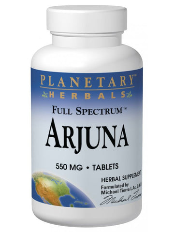 Planetary Herbals, Arjuna 550mg Full Spectrum, 120 ct
