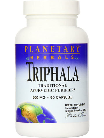 Planetary Herbals, Triphala 500 mg, 90 Capsule