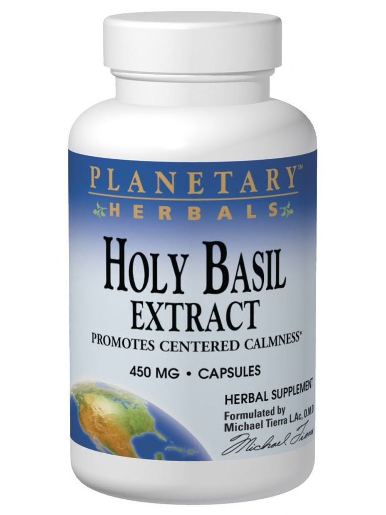 Planetary Herbals, Holy Basil Extract 450mg, 120 ct