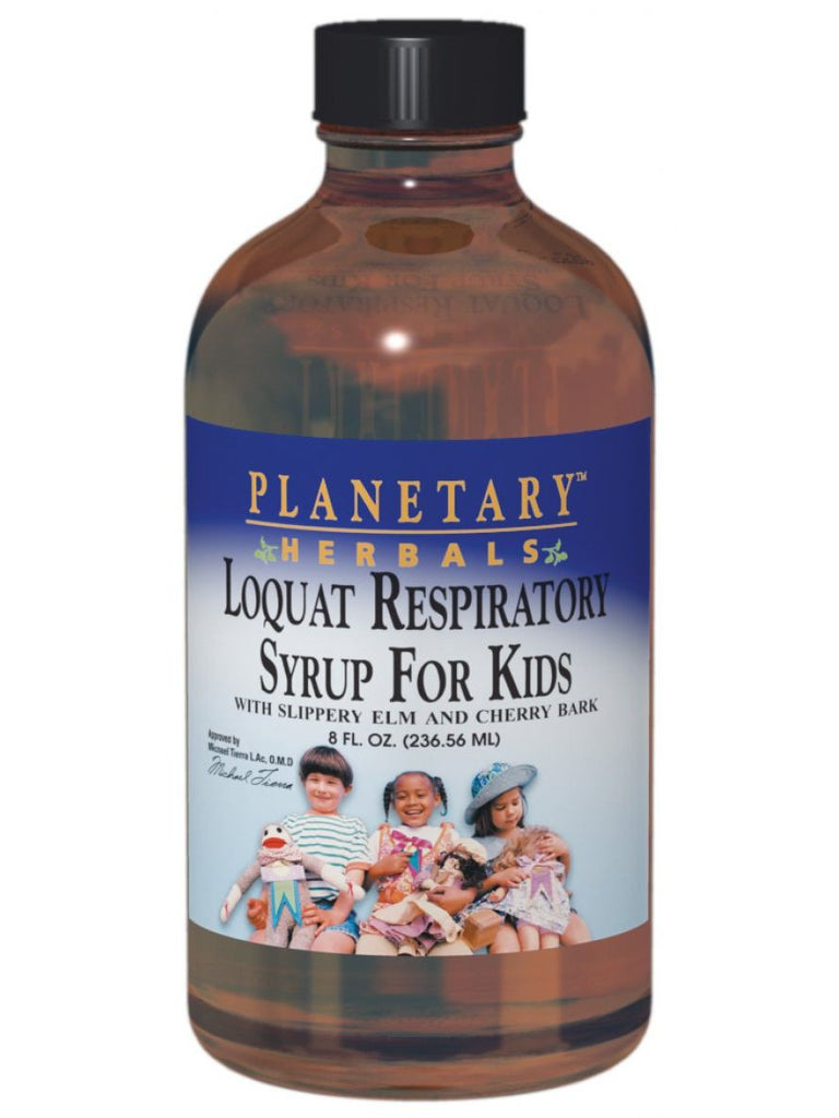 Planetary Herbals, Loquat Respiratory Syrup for Kids, 4 oz
