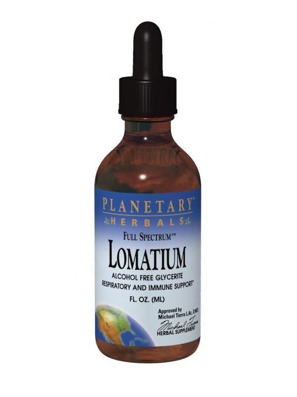 Planetary Herbals, Lomatium Full Spectrum Glycerite, 8 oz
