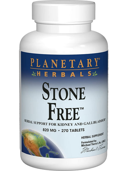 Planetary Herbals, Stone Free® 820 mg, 270 Tablets