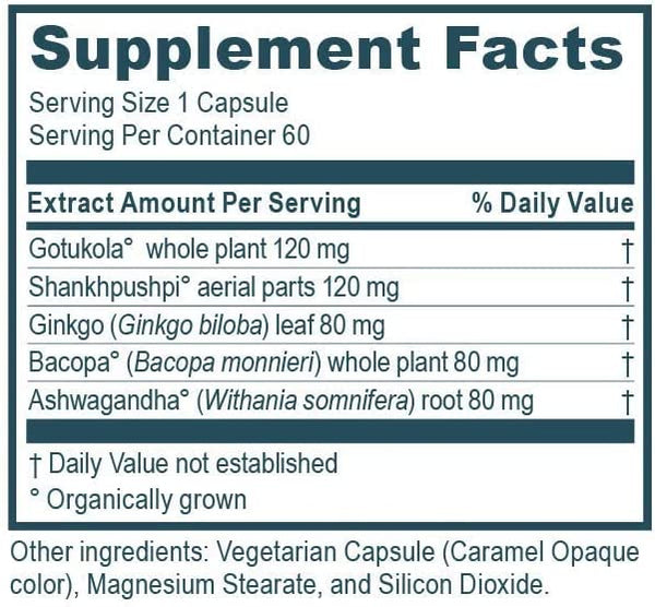 R-U-Ved, Memoren, 60 vegetarian capsules