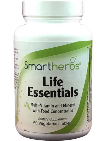 Smart Herbs, Life Essentials, 60 vegetarian tabs