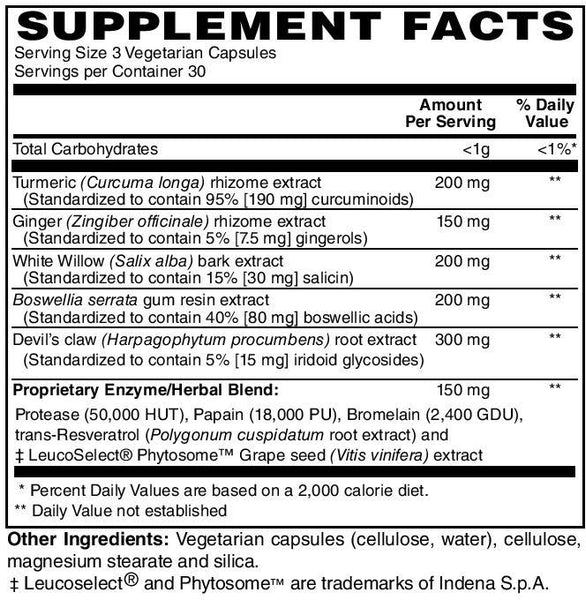 Smart Herbs, InflamMove, 90 veg caps