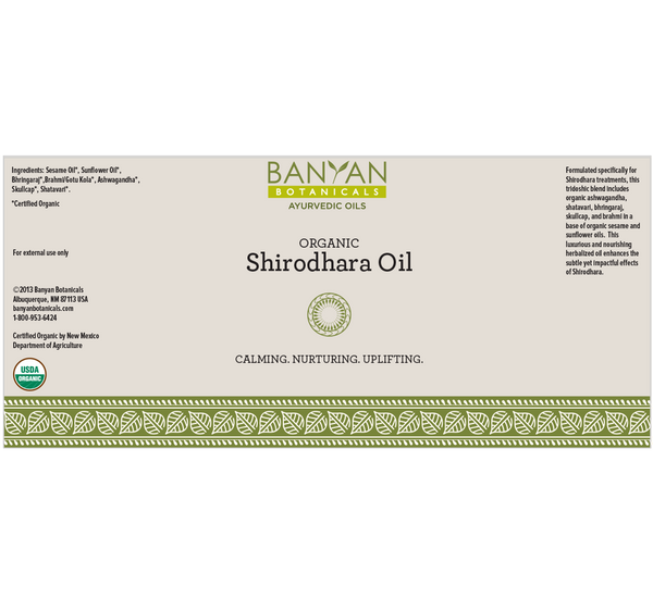Banyan Botanicals, Shirodhara Oil, 34 fl oz