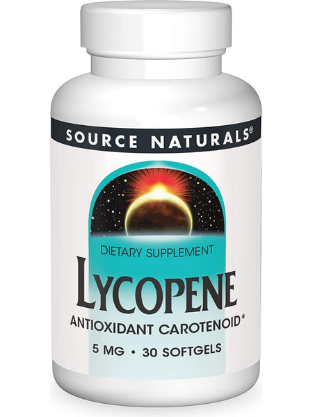 Source Naturals, Lycopene 5 mg, 30 softgels