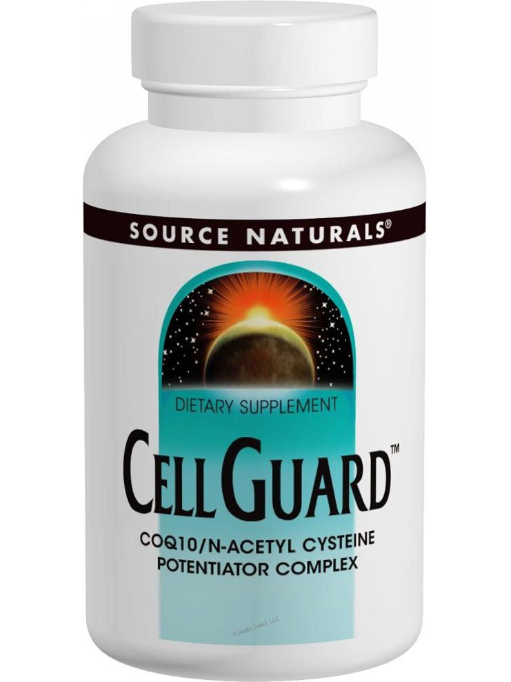 Source Naturals, Cell Guard CoQ10/NAC Complex, 60 ct