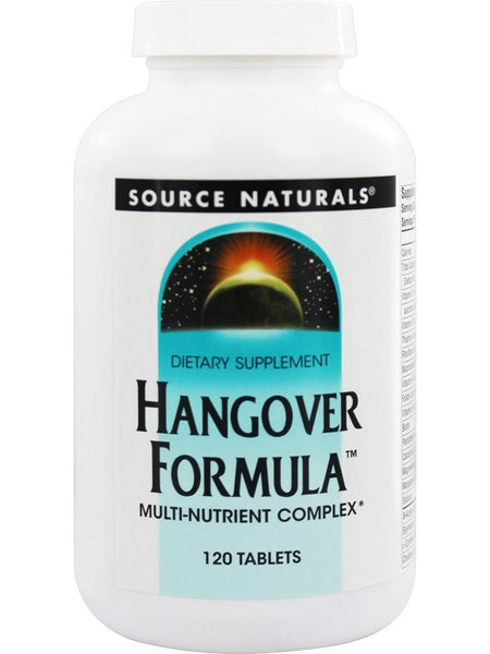 Source Naturals, Hangover Formula™ Multi-Nutrient Complex, 120 tablets