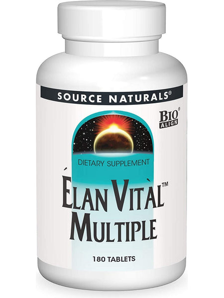 Source Naturals, Elan Vital™ Multiple, 180 tablets