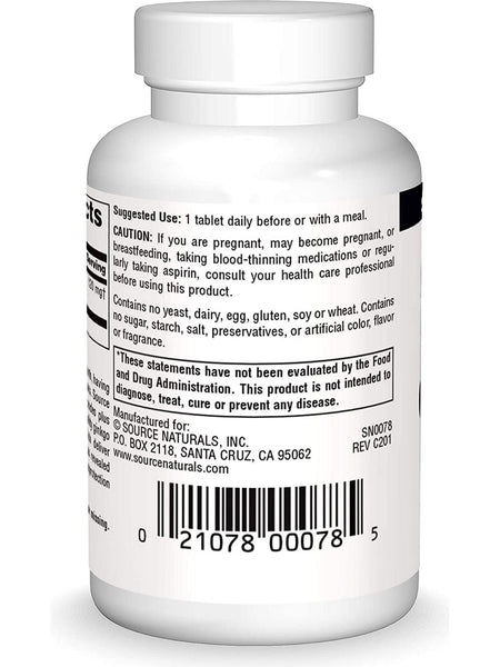 Source Naturals, Ginkgo-24™ 120 mg, 30 tablets