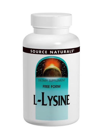 Source Naturals, L-Lysine, 500mg, 250 ct