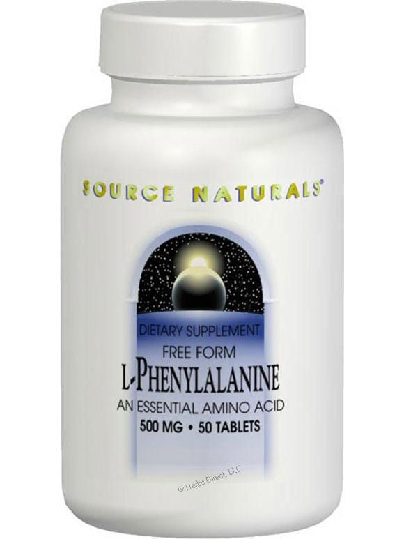 Source Naturals, L-Phenylalanine powder, 100 GM