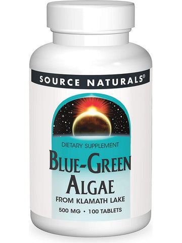 Source Naturals, Blue-Green Algae, Freeze Dried 500 mg, 100 tablets