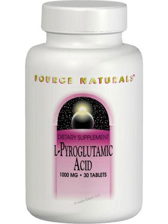 Source Naturals, L-Pyroglutamic Acid, 1000mg, 120 ct