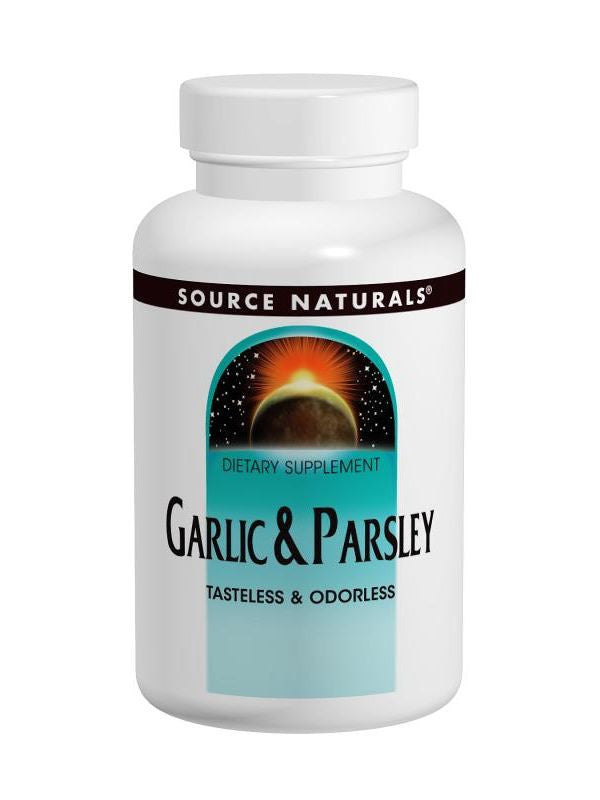 Source Naturals, Garlic & Parsley Odorless, 500mg/100mg, 250 softgels