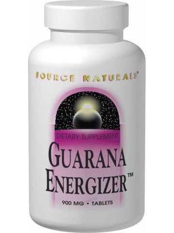 Source Naturals, Guarana Energizer, 900mg, 100 ct
